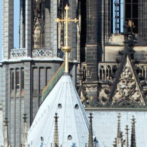 Digitale Detailaufnahme des Kölner Doms