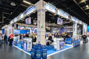 Messestand Foto in der Messe Halle