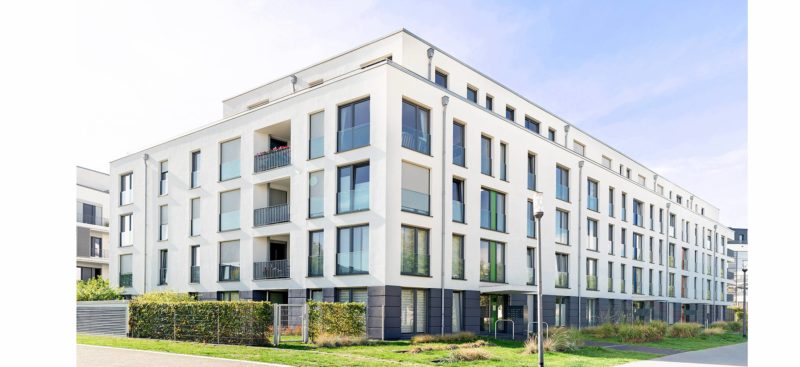 Mehrfamilien Mietshaus Architektur Foto