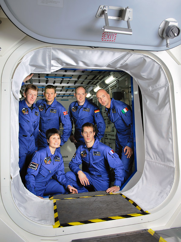 Die Astronauten der ESA in Köln Porz