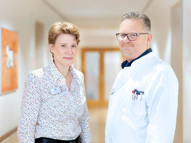 Portrait von zwei Ärzten. Fotograf: Dirk Baumbach.