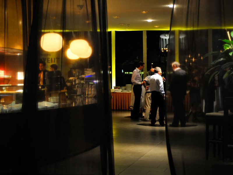 Schokoladenmuseum in Köln. Restaurant Bereich