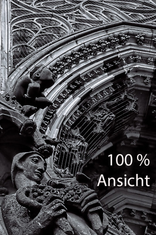 Ausschnitt eines Fensters am Kölner Dom