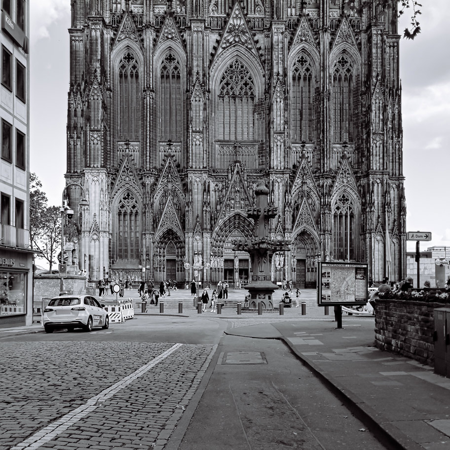 Besonderes Architekturfoto des Kölner Doms