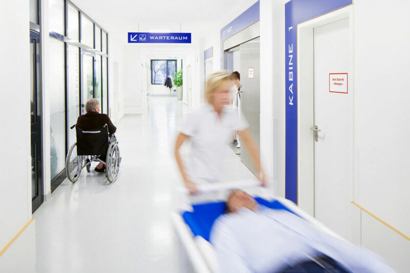 Ein Klinikfoto, Business Aufnahme für den Fachbereich Medizin.