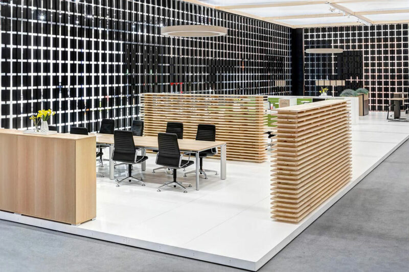 Messe Design in Köln. Interieur Foto des Fotografen Dirk Baumbach