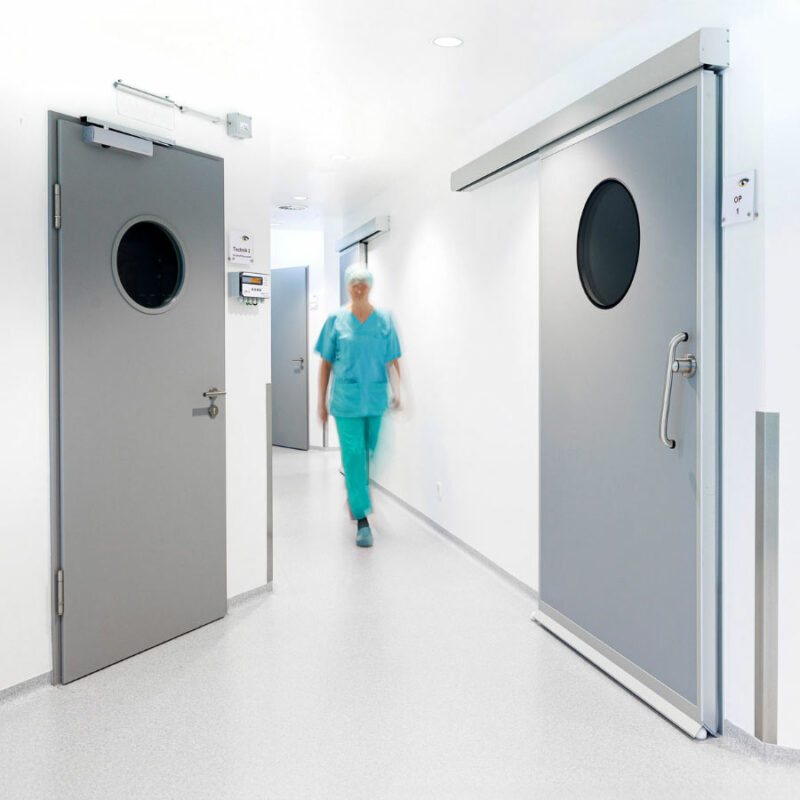 Ein Foto des Medizin-Fotografen. Das Bild zeigt den OP Bereich in einer Düsseldorfer Klinik.