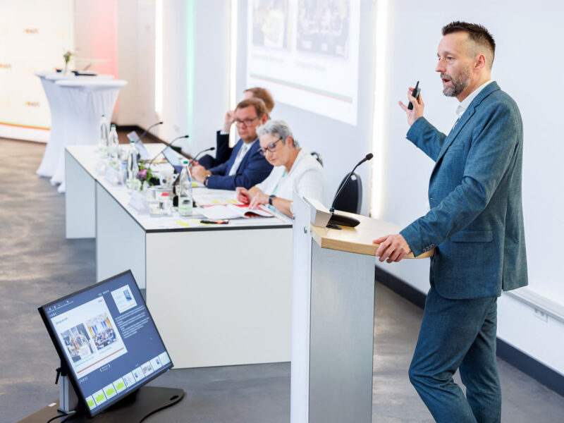 Beispiel für Veranstaltungsfotografie bei einer Tagung in Krefeld.