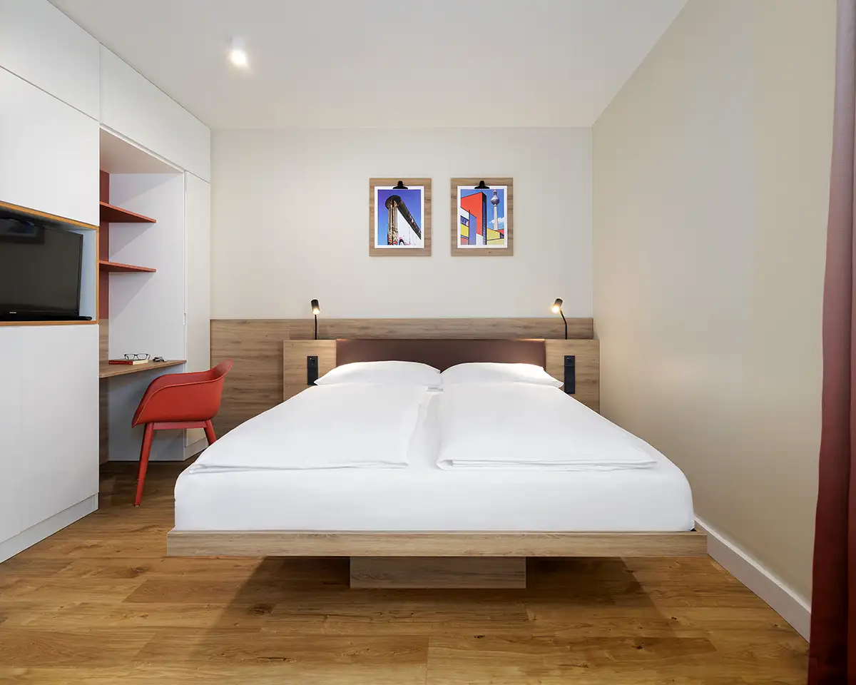 fotograf-hotels-eifel Doppelzimmer Fotografie eines Hotels in der Eifel.