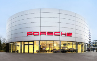 Schormann Architekten Düsseldorfer Porsche Autohaus.