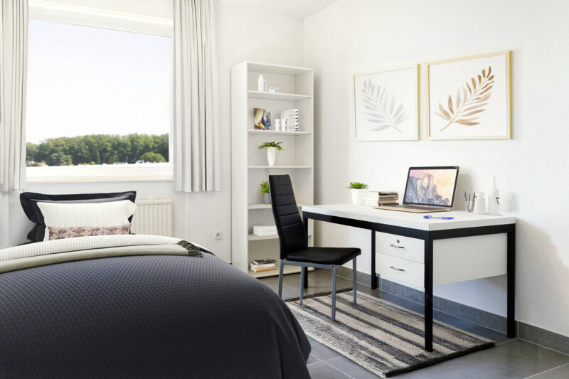 Digital Staging und virtuelle Visualisierung von Innenaufnahmen und Immobilien Fotos.