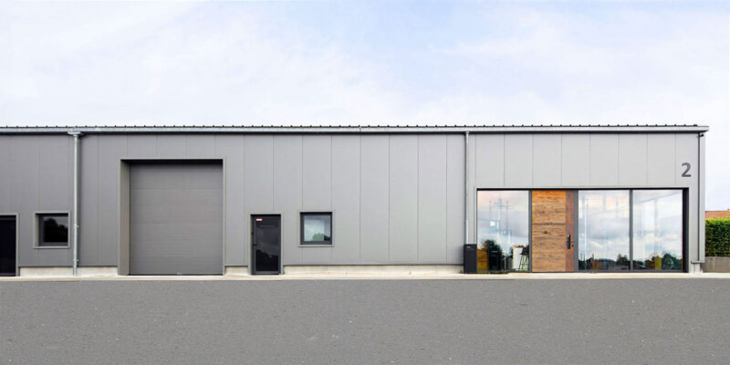Architektur Immobilien Fotografie des Fotografen für Gewerbehallen.