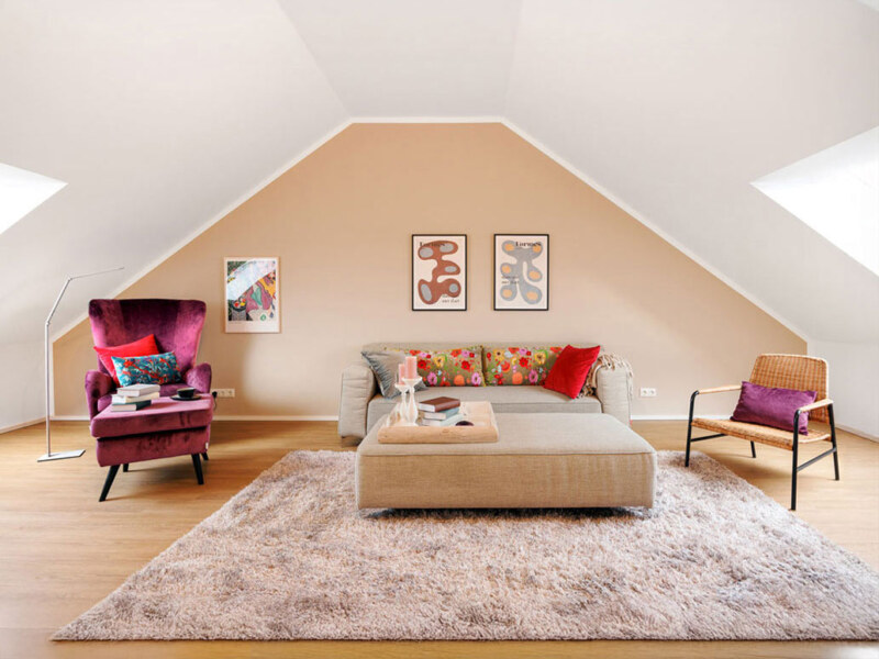 Eine Ferienwohnung. Foto für Airbnb. Aufgenommen vom Immobilien Fotografen.