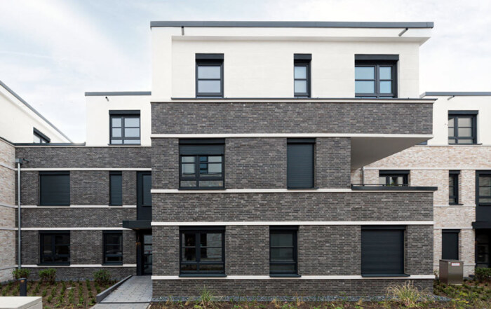Klinkerfassaden Fotografie des Architektur und Immobilien Fotografen für Bau Projekte in NRW.