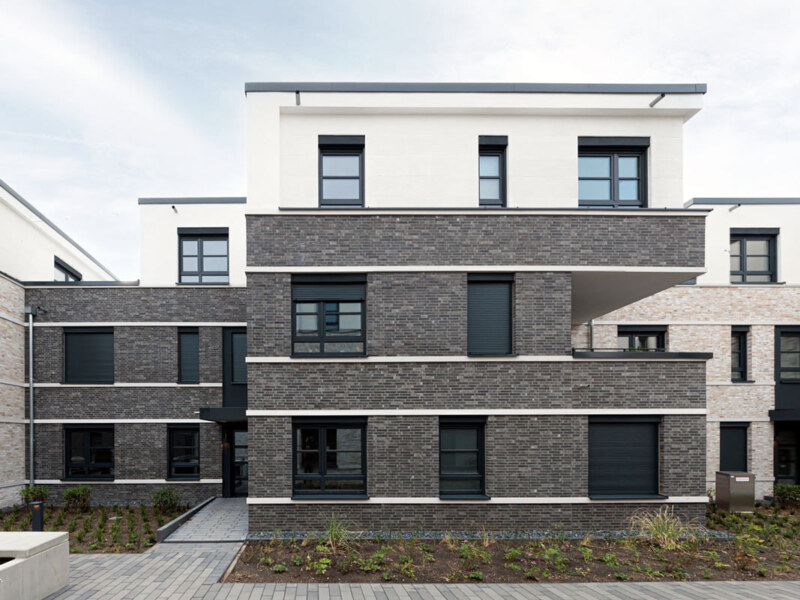 Klinkerfassaden Fotografie des Architektur und Immobilien Fotografen für Bau Projekte in NRW.