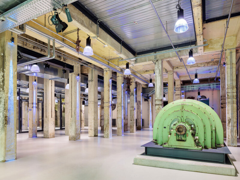 Der Eingangsbereich der Event Location. Das Foto wurde im Erdgeschoss des Gebäudes aufgenommen. Fotograf: Dirk Baumbach.