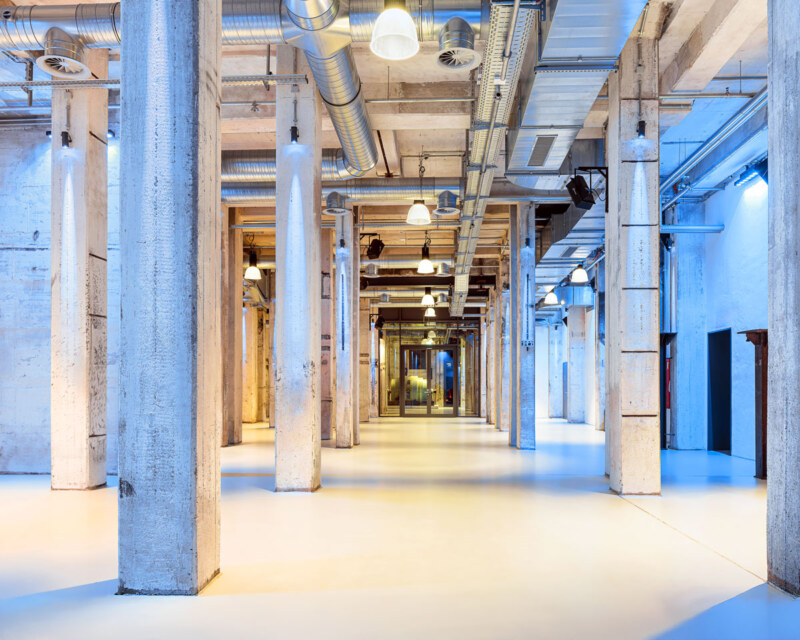 Der Veranstaltungsraum im Erdgeschoss der Grand Hall.