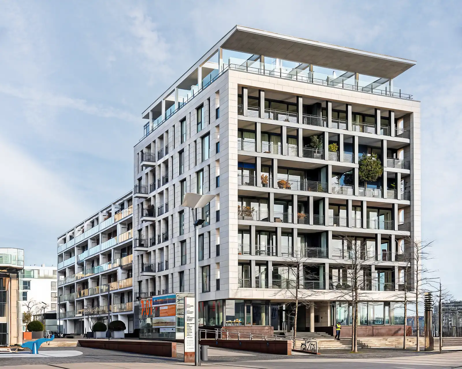architektur-immobilien-fotografen-raum-koeln Architekturfotografie einer Immobilie im Kölner Rheinauhafen.