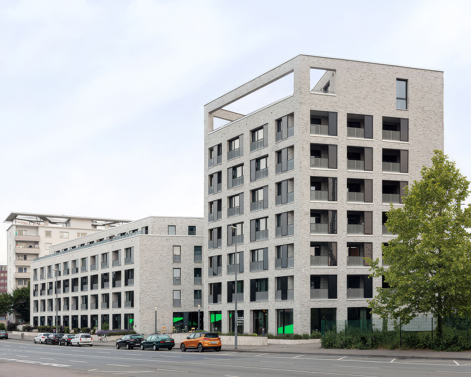 architekturfotograf-deutz-haus-fotografie Ein Gebäude in Köln-Deutz. Copyrights: Architekturfotografie Baumbach.