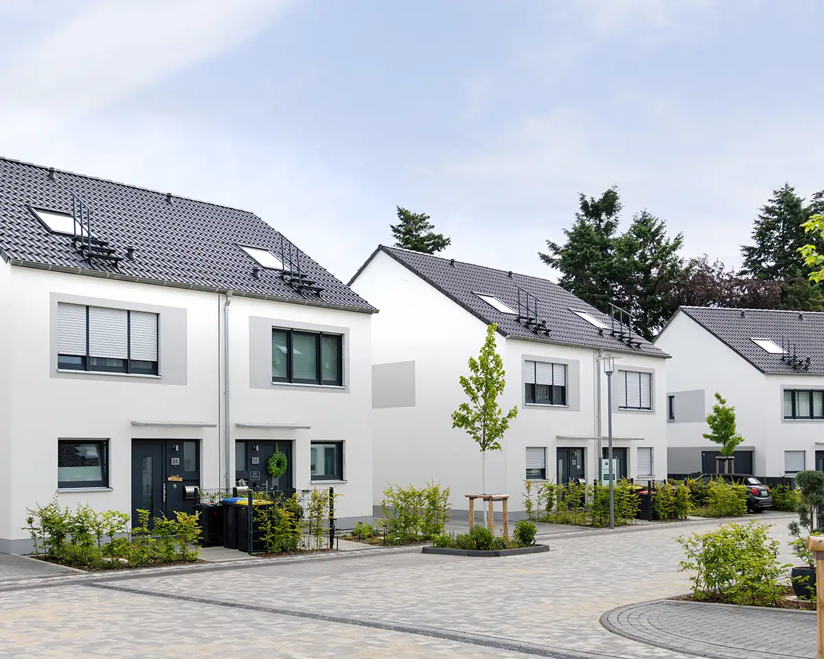 architektur-fotograf-immobilien-nrw Architektur Fotografie von Immobilien in NRW. Das Foto zeigt ein neues Bauprojekt der Dornieden Gruppe.