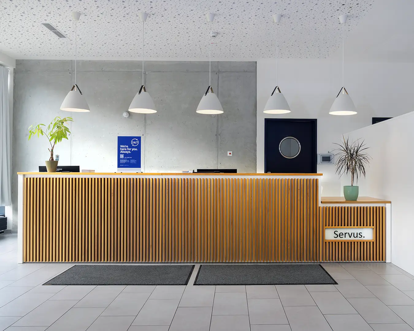 architektur-hotel-fotografen-06 Empfang/Rezeption des Business Hotels.