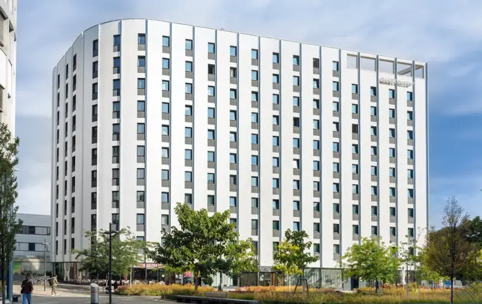 Architektur- und Immobilienfotografie für die Hotellerie. Sie sehen eine Hotel Fotografie für SMARTments.
