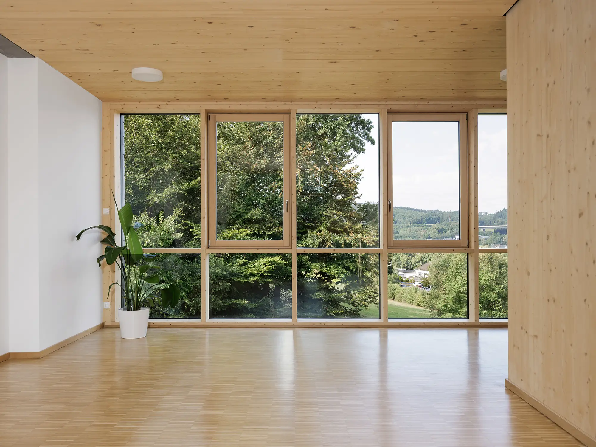 holzbau-architektur-foto-fotografen Holzbau Innenarchitektur. Ein Foto des Architekturfotografen Dirk Baumbach.