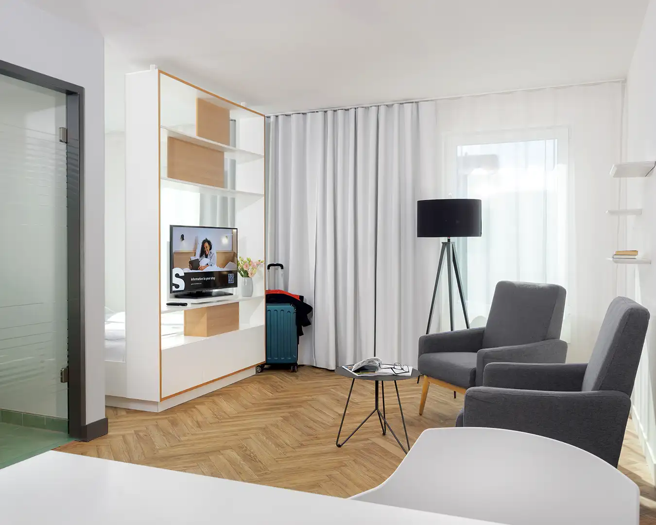 interior-hotelfotograf-09 Ein Smartments Hotelzimmer Foto. Copyright: Interior und Hotel Fotografie Baumbach.
