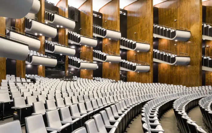 Architekturfotografie Opernhaus, großer Konzertsaal.